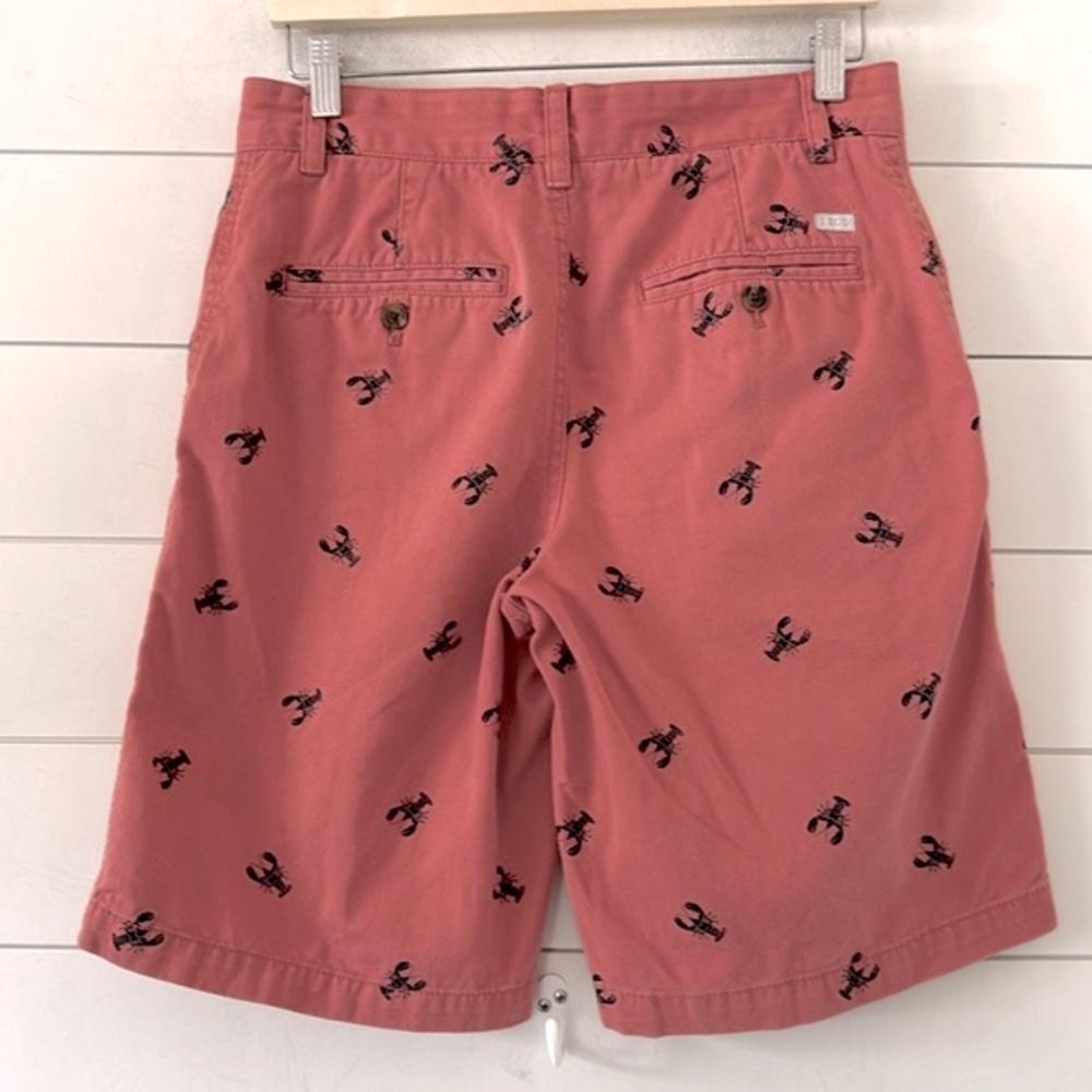 Chino Classic Lobster Shorts Size 30 Nautical Preppy Seashore 9” Inseam Izod - Picture 3 of 15